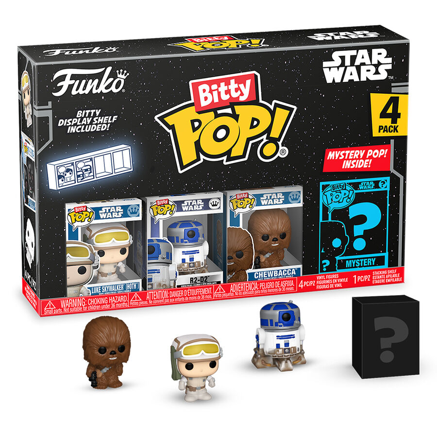 Blíster Funko Bitty Pop! Star Wars de 4 figuras surtidas - 4