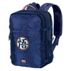 Mochila azul marino Dragon Ball Z con símbolo de Goku
