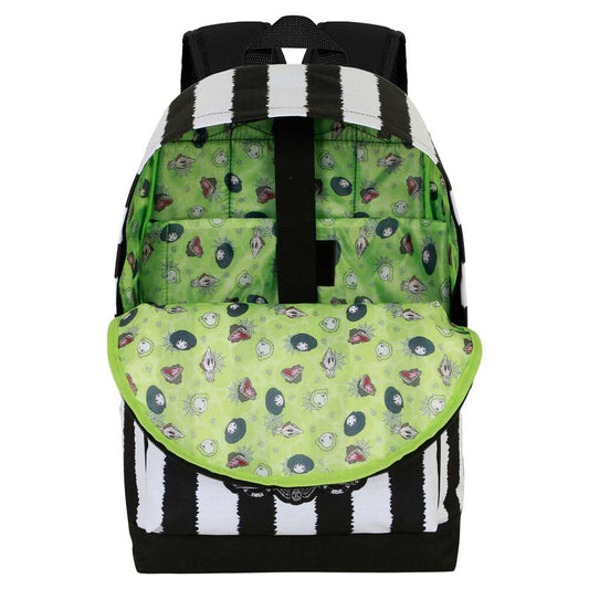 Mochila Beetlejuice KARACTERMANIA a rayas blancas y negras - 3