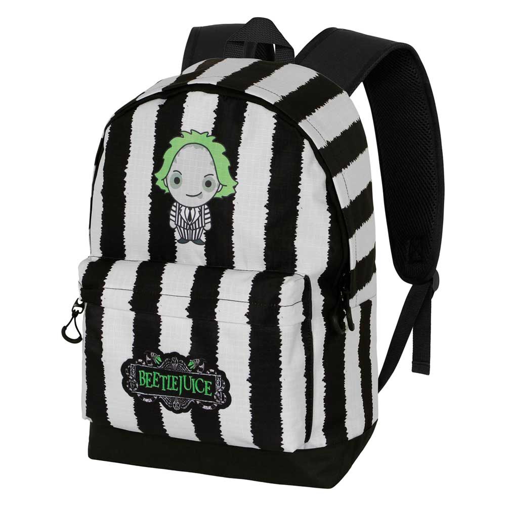 Mochila Beetlejuice KARACTERMANIA a rayas blancas y negras - 2