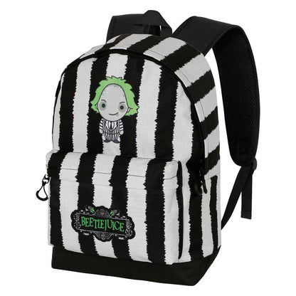 Mochila Beetlejuice KARACTERMANIA a rayas blancas y negras - 2