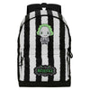 Mochila Beetlejuice KARACTERMANIA a rayas blancas y negras