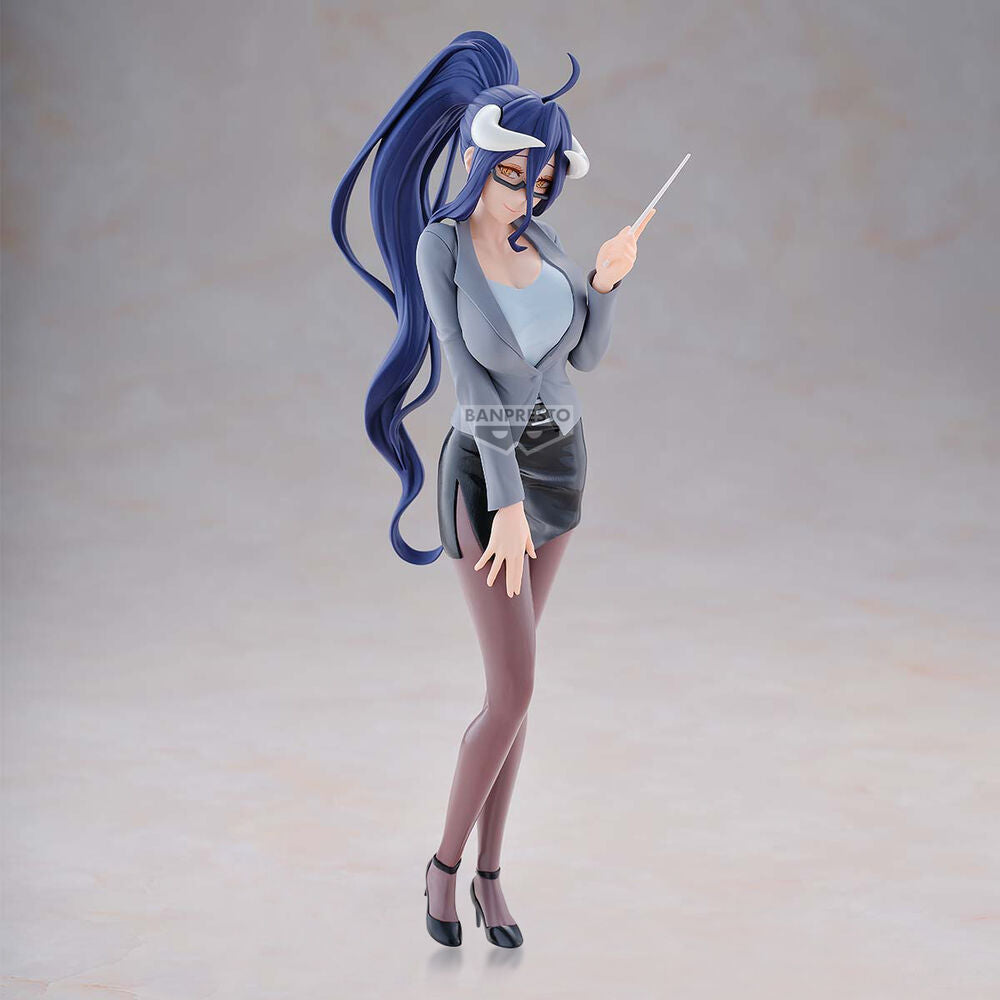Figura Banpresto de Ainz Ooal Gown con melena azul y cuernos - 2