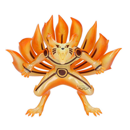 Figura de Kurama Ver. A de Naruto Shippuden en tonos naranja y amarillo - 2