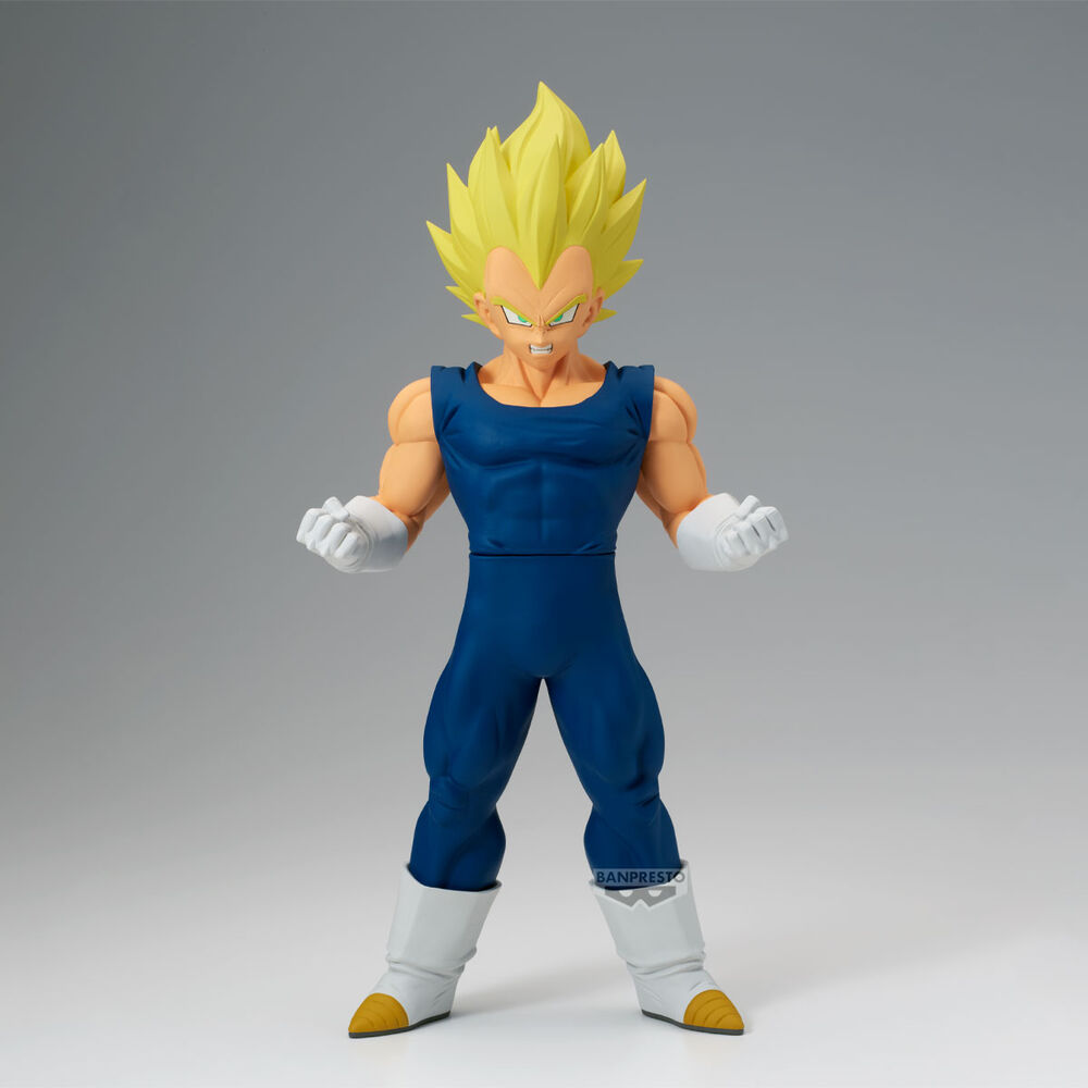 Figura de Vegeta Grandista de Dragon Ball Z con traje azul y cabello rubio - 2