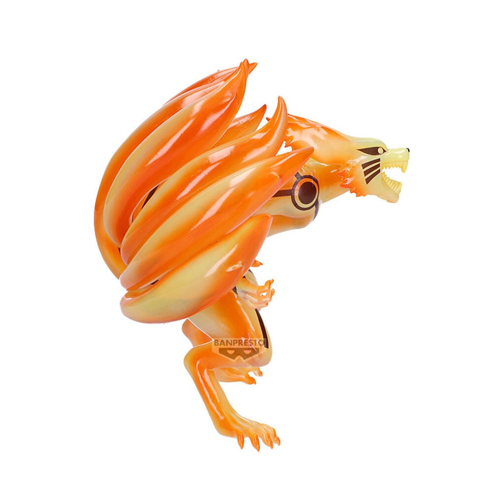 Figura de Kurama Ver. A de Naruto Shippuden en tonos naranja y amarillo - 3