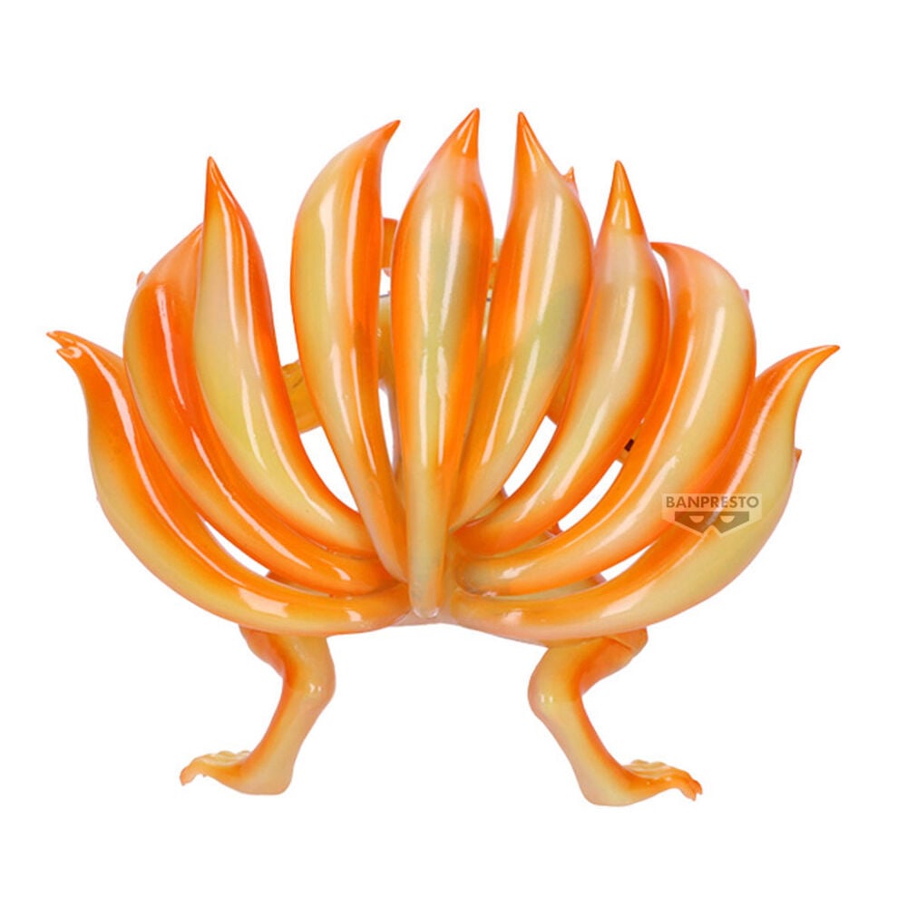 Figura de Kurama Ver. A de Naruto Shippuden en tonos naranja y amarillo - 4