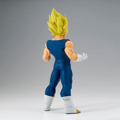 Figura de Vegeta Grandista de Dragon Ball Z con traje azul y cabello rubio - 4