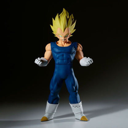 Figura de Vegeta Grandista de Dragon Ball Z con traje azul y cabello rubio - 5