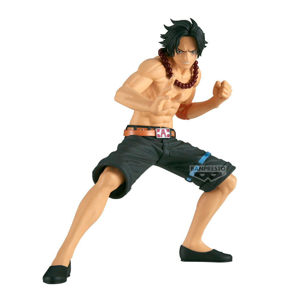 Figura de Portgas D. Ace de One Piece en pose de combate