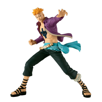 Figura de Marco El Fénix de One Piece en pose de acción