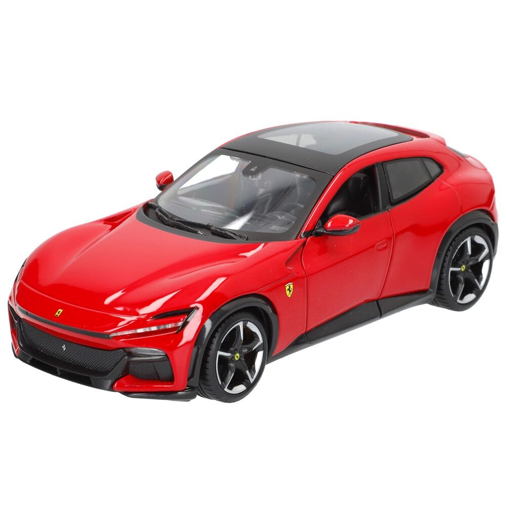 Coche Ferrari Purosangue BURAGO rojo a escala 1:24