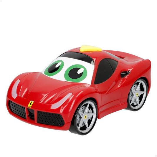 Coche junior Ferrari rojo BURAGO con ojos gráficos