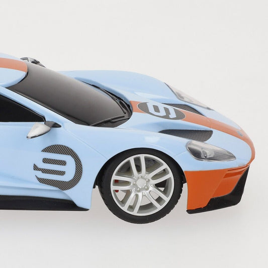 Coche teledirigido MAISTO Ford GT Heritage azul y naranja con mando - 3