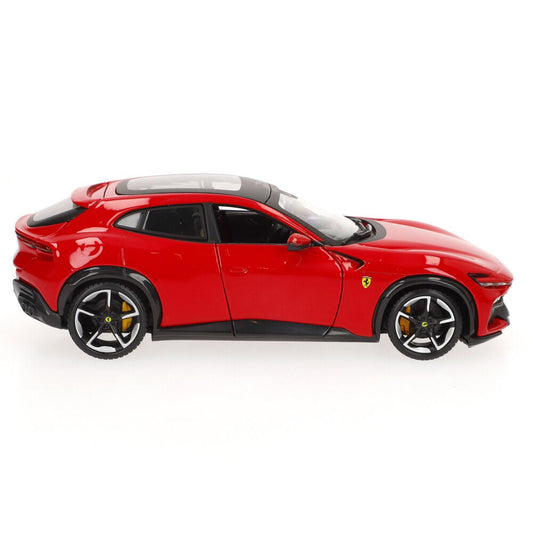 Coche Ferrari Purosangue BURAGO rojo a escala 1:24 - 3