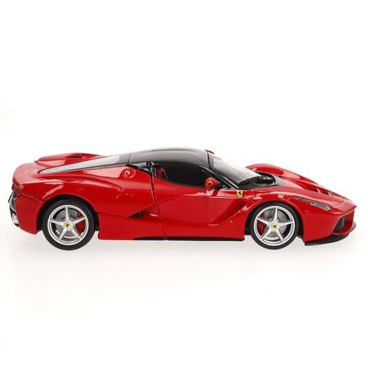 Coche Ferrari LaFerrari BURAGO rojo a escala 1:24 - 3