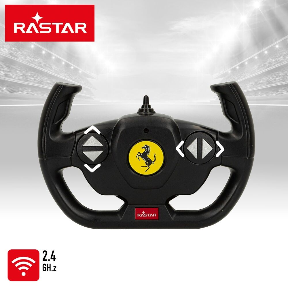 Coche Ferrari de Fórmula 1 RASTAR rojo con mando radio control - 4