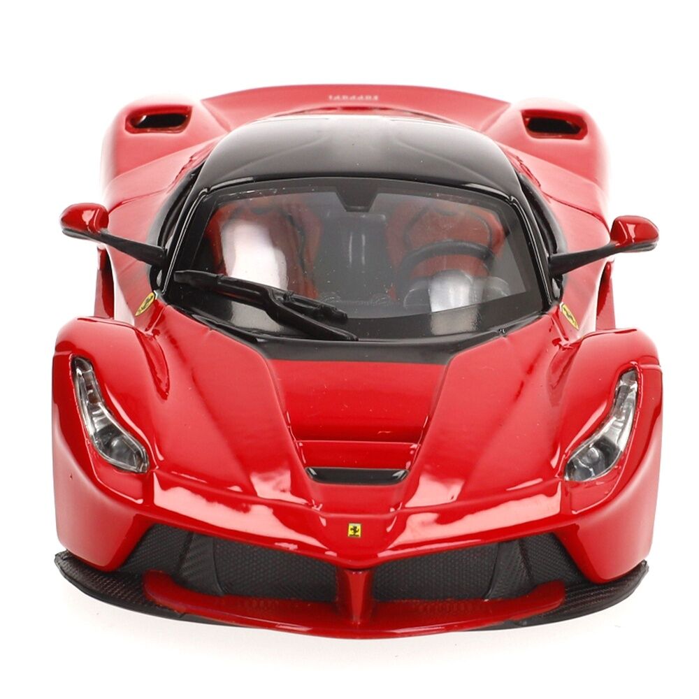 Coche Ferrari LaFerrari BURAGO rojo a escala 1:24 - 6