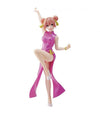 Figura de Yui Yuigahama Kyunties con atuendo rosa y pose dinámica