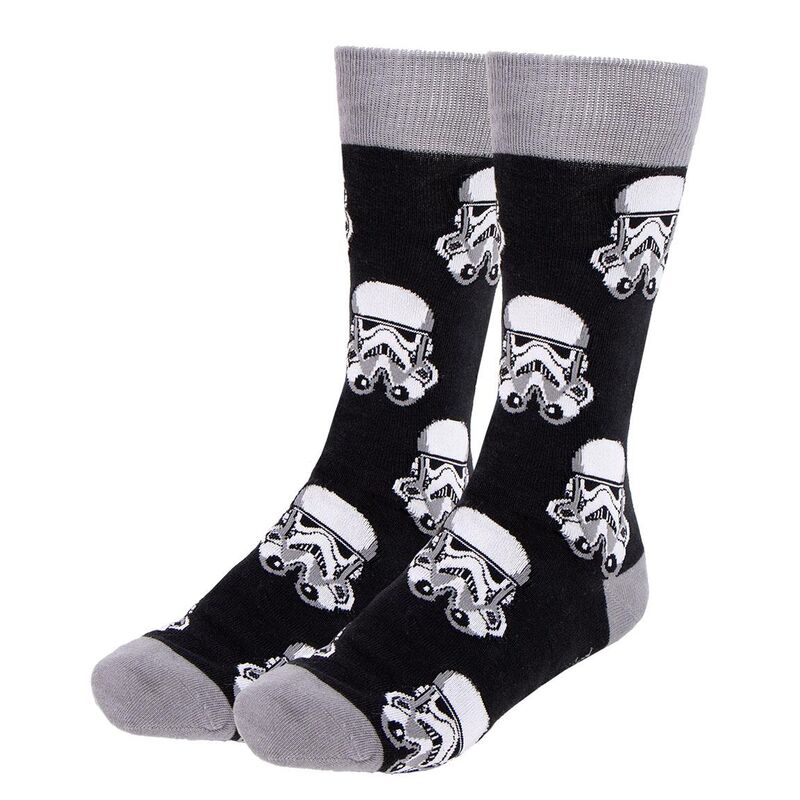 Set de tres calcetines Star Wars con diseños de Darth Vader y stormtroopers - 3