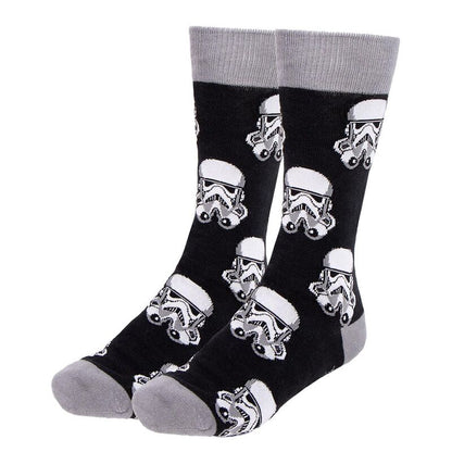Set de tres calcetines Star Wars con diseños de Darth Vader y stormtroopers - 3
