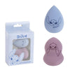 Set de dos esponjas de maquillaje Stitch Disney en azul y malva