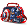 Bolsa portameriendas 3D de Captain America Marvel con escudo