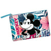 Neceser Blossom de Mickey Disney con estampado floral y cremallera