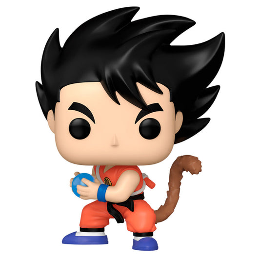 Figura Funko POP! de Goku con uniforme naranja y esfera azul