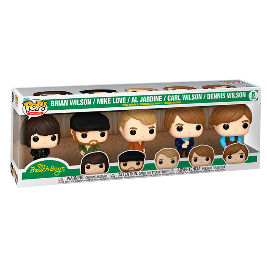 Blíster FUNKO POP! Rocks con cinco figuras de The Beach Boys