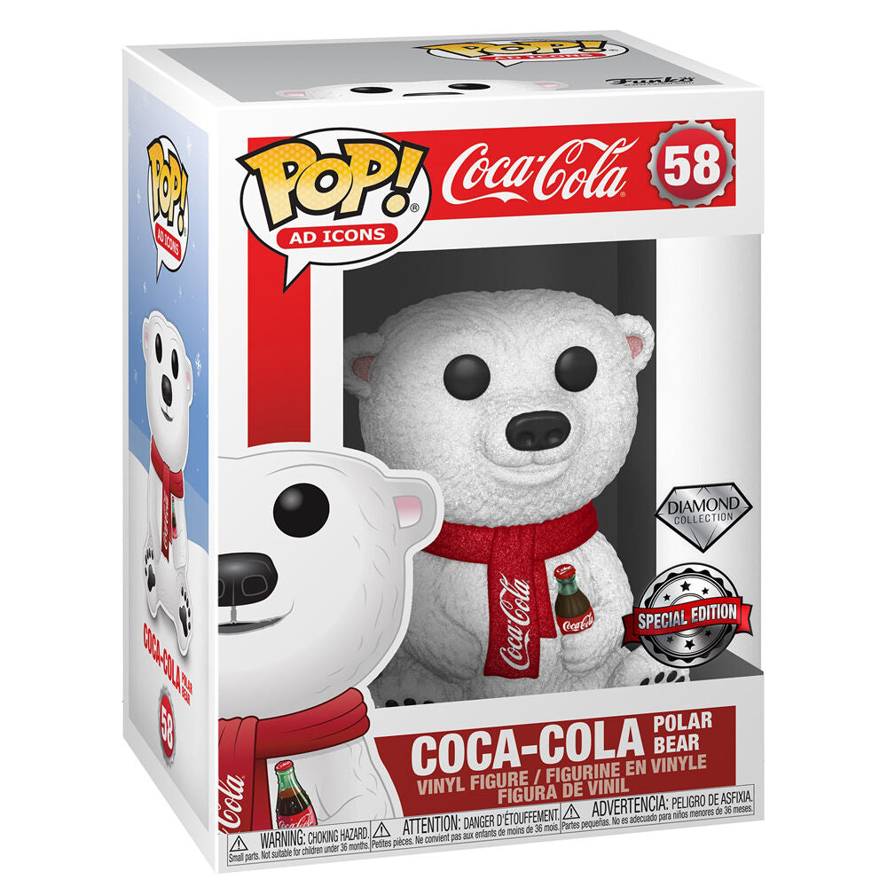 Figura Funko POP! del oso polar de Coca-Cola con bufanda roja - 2
