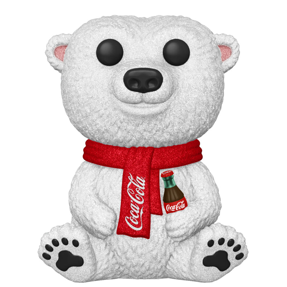Figura Funko POP! del oso polar de Coca-Cola con bufanda roja