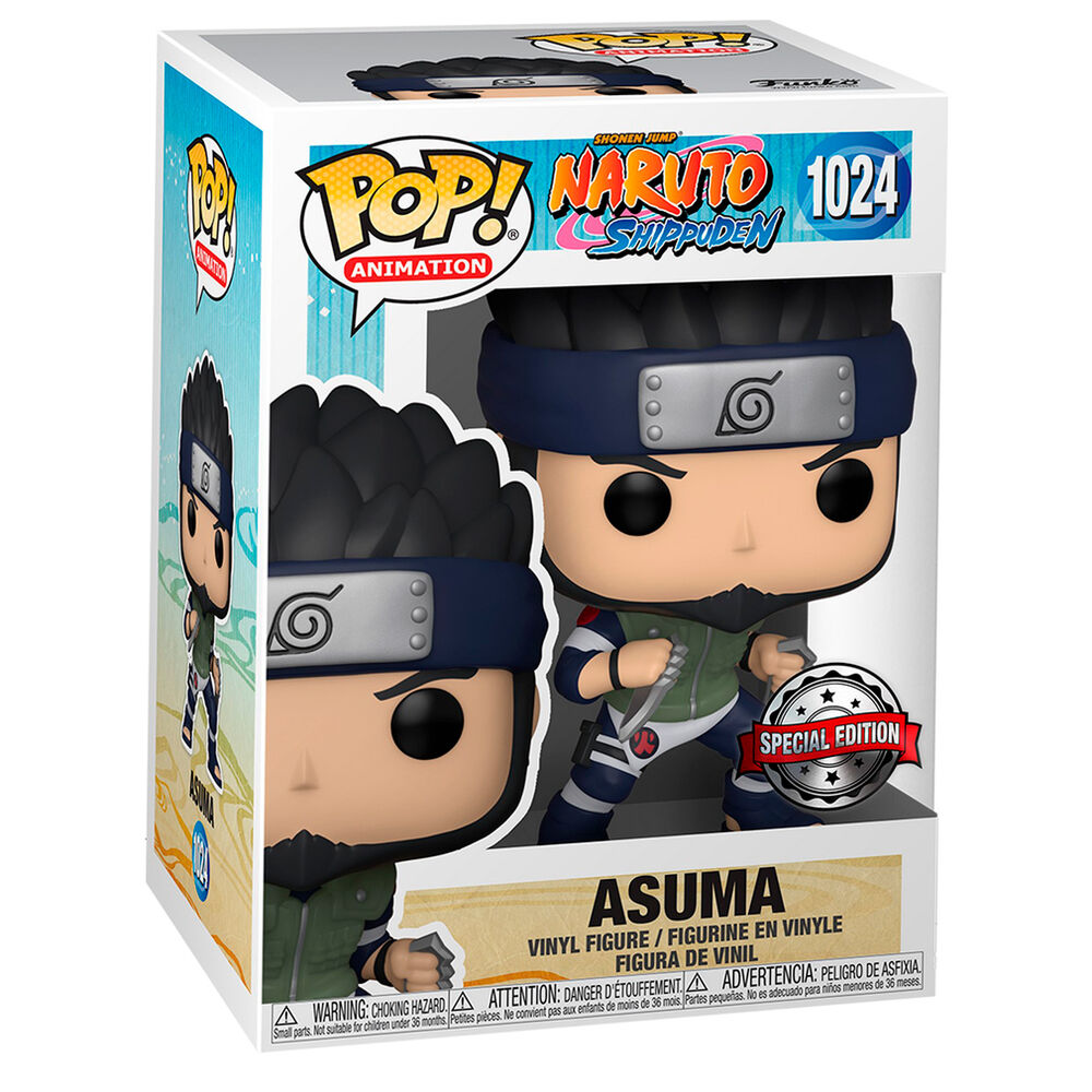 Figura Funko POP! de Asuma de Naruto Shippuden en caja