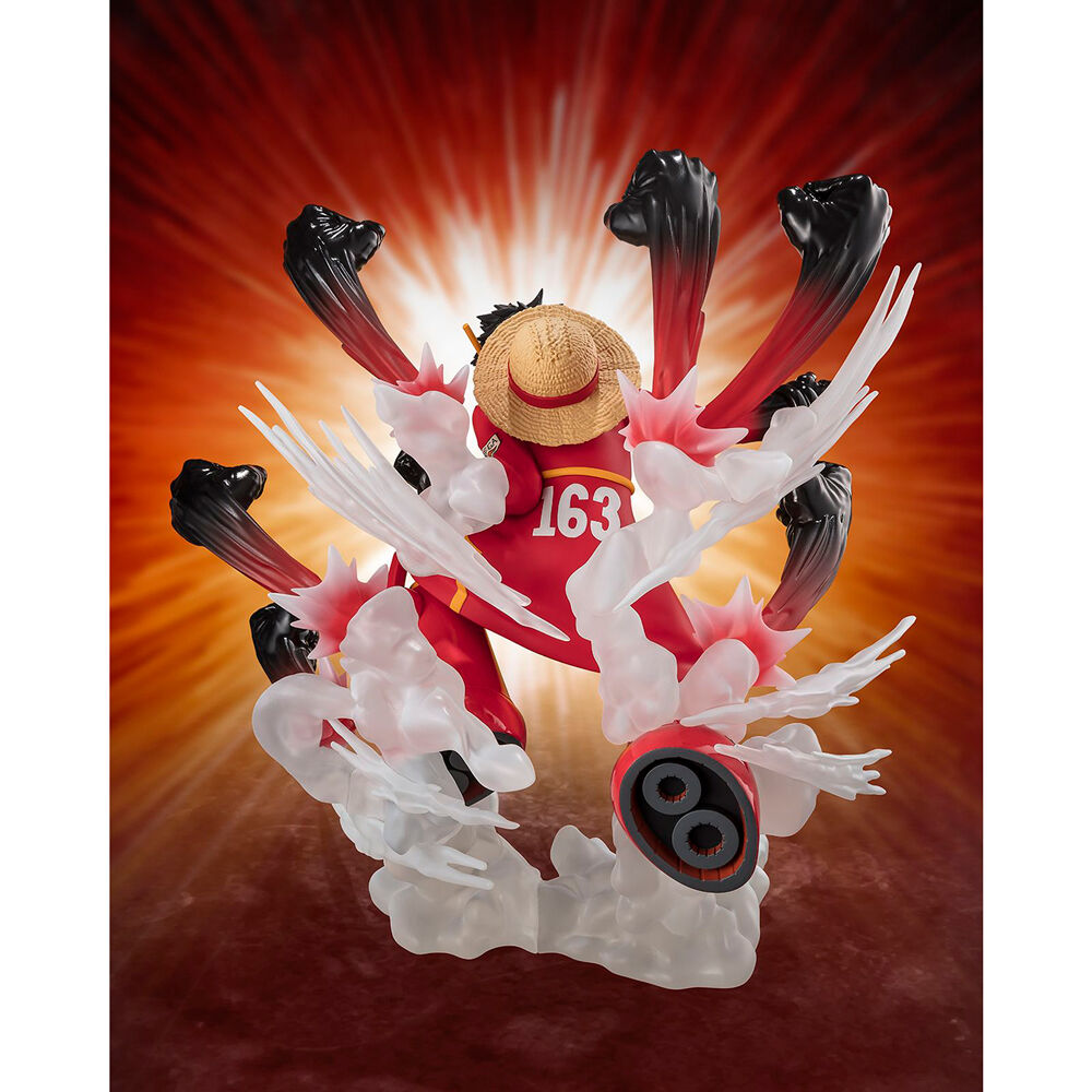 Figura articulada de Monkey D. Luffy ejecutando Gum Gum Hawk Gatling - 3