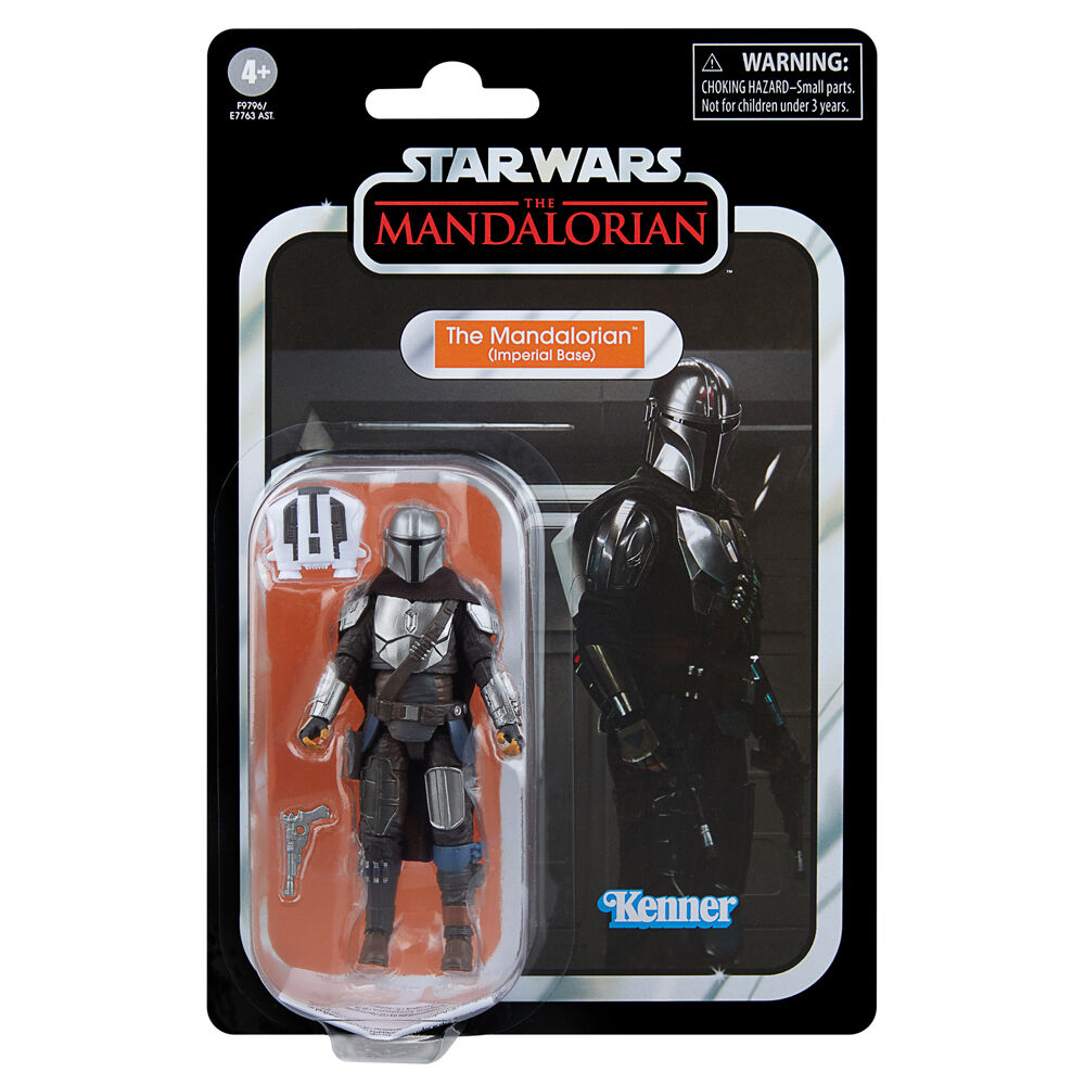Figura articulada The Mandalorian Imperial Base Star Wars con bláster y mochila propulsora - 2