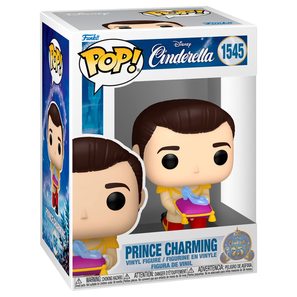 Figura Funko POP! del Príncipe Azul de Cenicienta con el zapato de cristal - 2