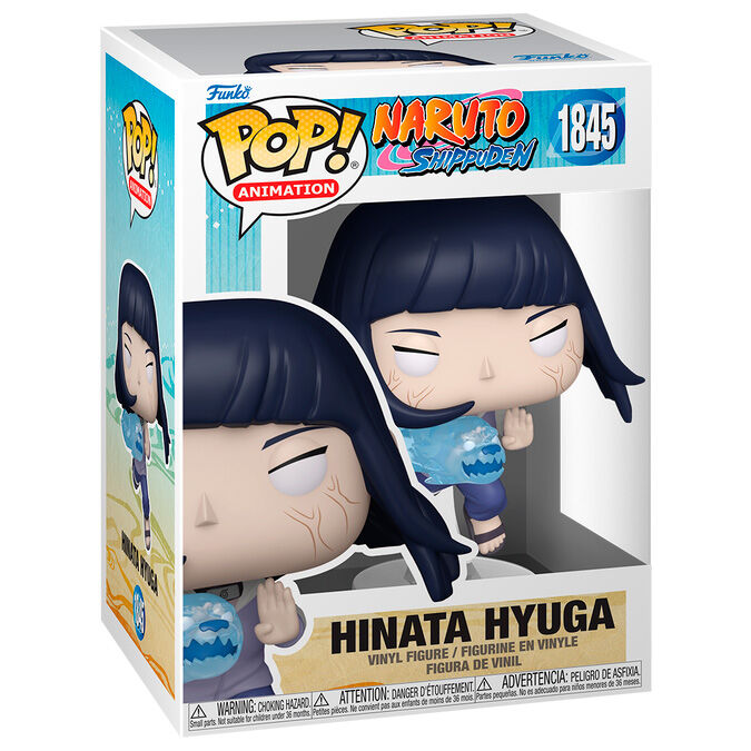 Figura Funko POP! de Hinata Hyuga de Naruto Shippuden con efecto azul - 2