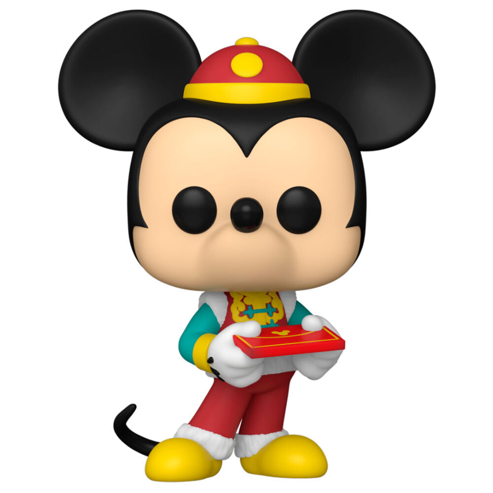 Figura Funko POP! de Mickey Disney Lunar New Year con bandeja roja