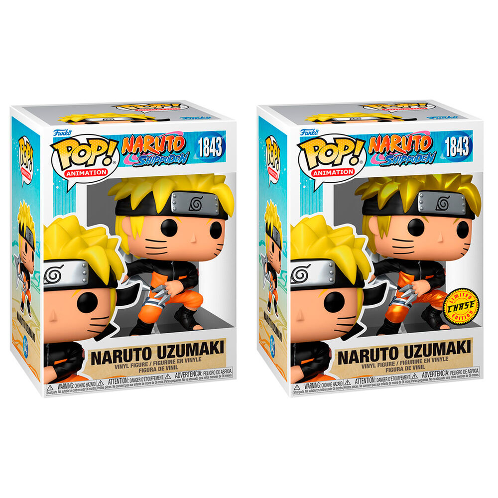Figura Funko POP! de Naruto Uzumaki de Naruto Shippuden en caja