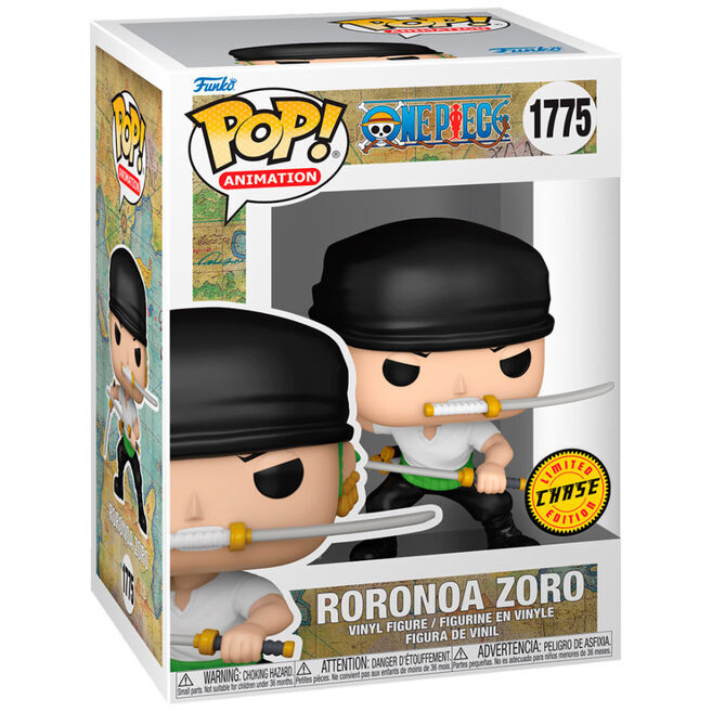 Figura Funko POP! Chase de Roronoa Zoro de One Piece en caja