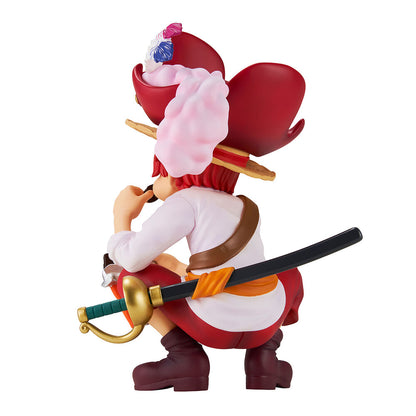 Figura Ichibansho de Shanks de One Piece con sombrero pirata y espada - 3