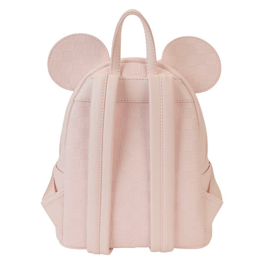 Mochila rosa de Minnie Disney Loungefly con orejas y lazo - 4