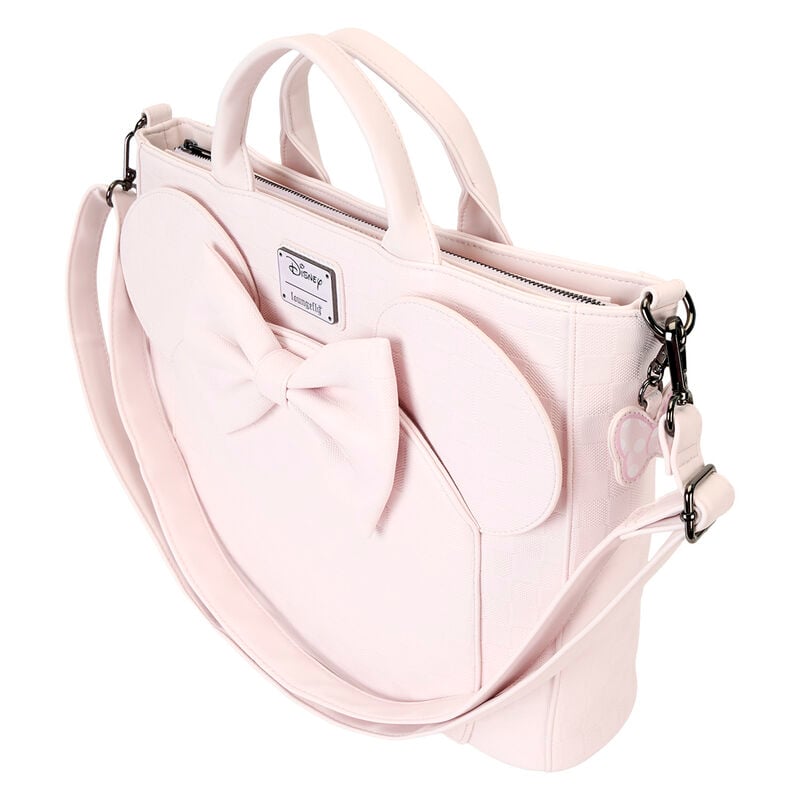 Bolso mochila rosa de Minnie Disney Loungefly con lazo y orejas - 3