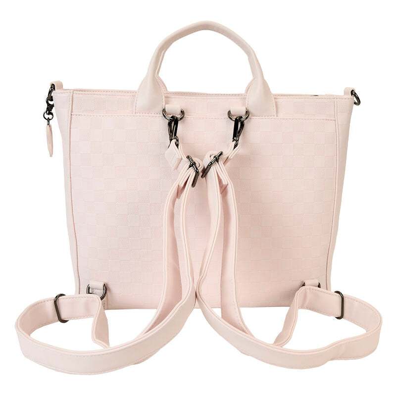 Bolso mochila rosa de Minnie Disney Loungefly con lazo y orejas - 4