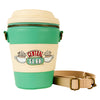 Bolso bandolera Central Perk de Friends Loungefly en verde y crema
