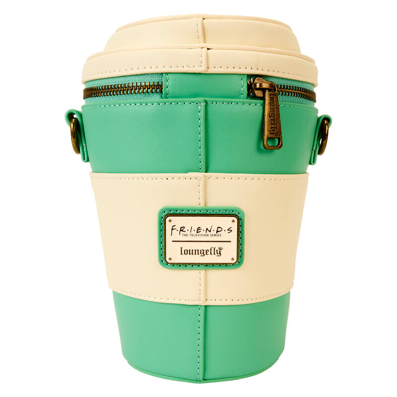 Bolso bandolera Central Perk de Friends Loungefly en verde y crema - 4