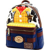 Mochila Loungefly de Woody de Toy Story con diseño vaquero