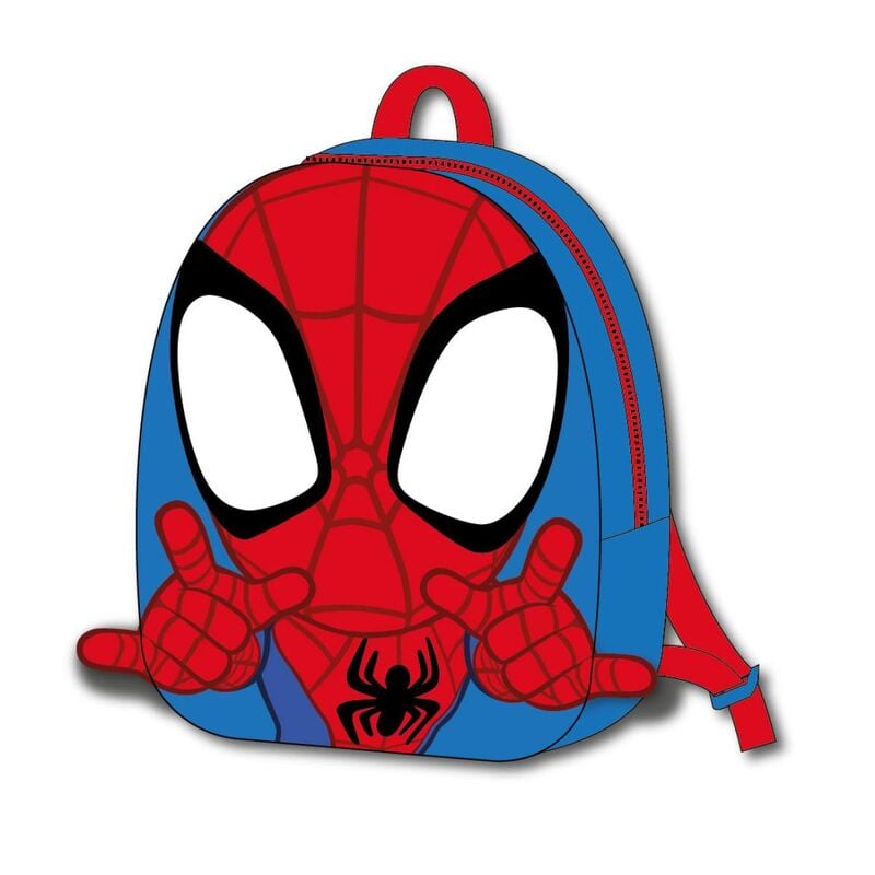 Mochila de peluche de Spider-Man Spidey en rojo y azul