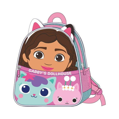 Mochila CERDÁ de Gabby's Dollhouse con diseño de Gabby y gatos