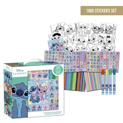 Set de 1000 pegatinas de Stitch Disney CERDÁ
